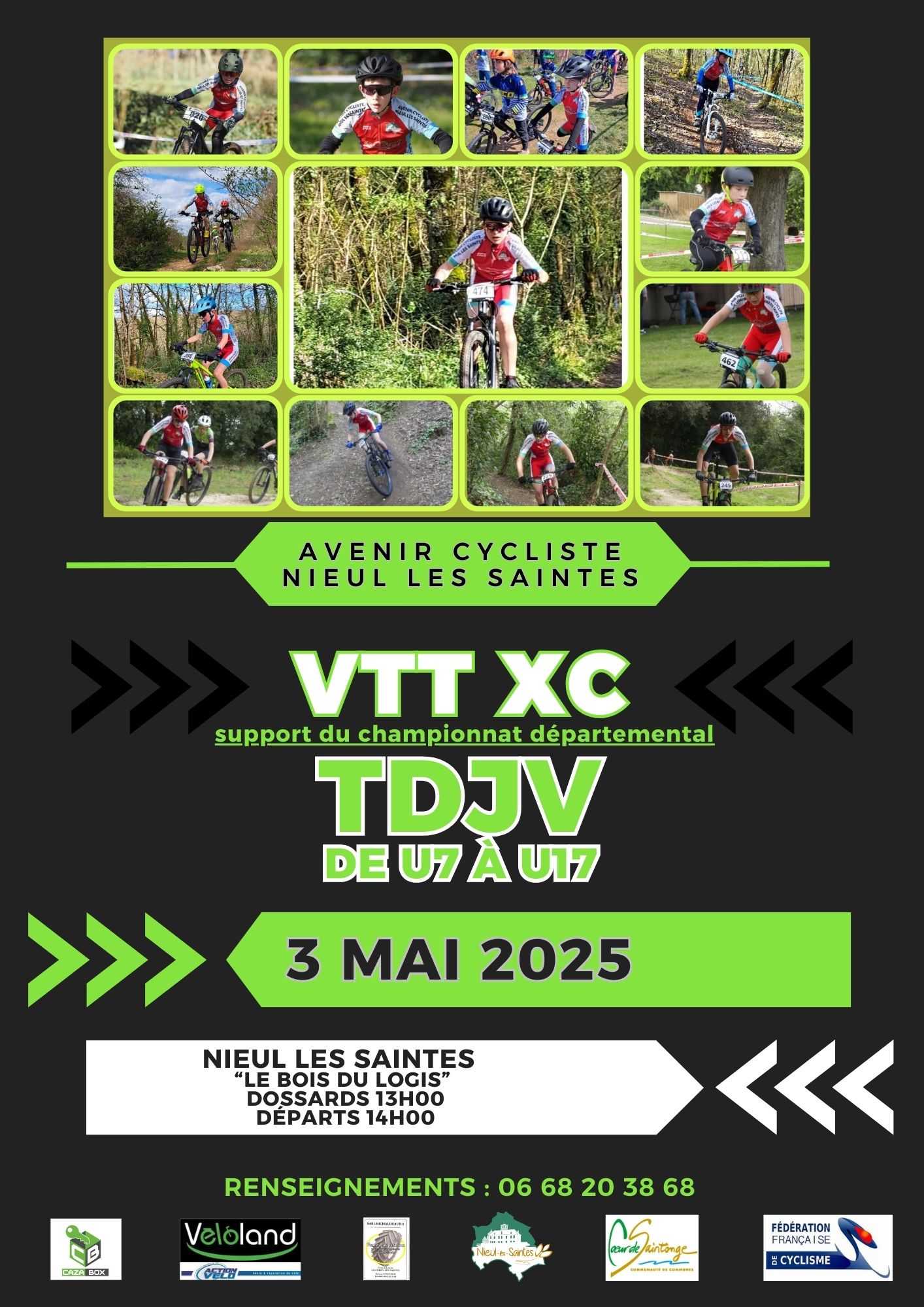 Nieul-lès-Saintes- Avenir cycliste - TDJV